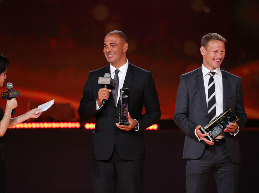 Historic Football Achievers Awards presentation from previous project work